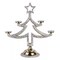 Metal Christmas Tree Candle Holder with Crystals, Tea Light Holder 14.6", GOLD